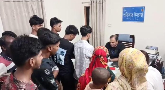 ফরিদগঞ্জে পুলিশের অভিযানে ৪১ কিশোর আটক, পরিবারের মুচলেকায় মুক্তি