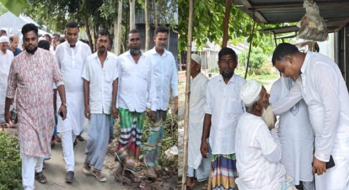 রাজরাজেশ্বরে চেয়ারম্যান প্রার্থী কবির চোকদারের গণসংযোগ