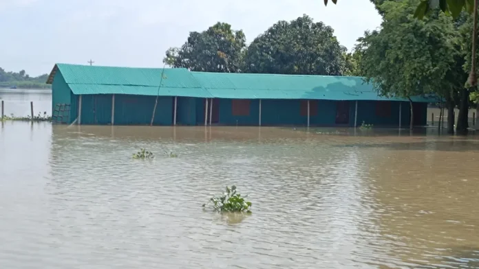 বিপৎসীমার কাছাকাছি পদ্মার পানি, পানিবন্দি হাজারো মানুষ