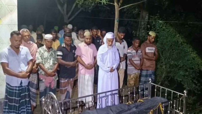 এমপি গাজী নজরুলের দ্বিতীয় স্ত্রী মরিয়ম খাতুনের দাফন সম্পন্ন