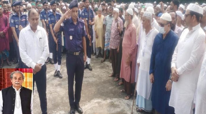 মতলব উত্তরে মুক্তিযোদ্ধা ও সাবেক ইউপি চেয়ারম্যান নান্নু মিয়ার দাফন সম্পন্ন