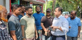 চাঁদপুর সদরে সড়কে ক্ষতিগ্রস্ত কার্পেটিং সংস্কারে ঠিকাদারকে এক সপ্তাহের সময়সীমা চাঁদপুর সদরে সড়কে ক্ষতিগ্রস্ত কার্পেটিং সংস্কারে ঠিকাদারকে এক সপ্তাহের সময়সীমা