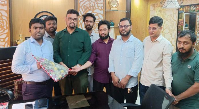 ফরিদগঞ্জ ইউএনওকে ইউপি হিসাব সহকারী অ্যাসোসিয়েশনের শুভেচ্ছা