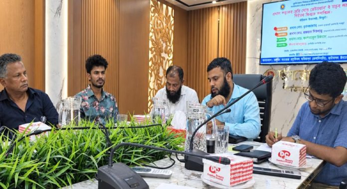 হাইমচরে গ্রামীণ সড়ক উন্নয়নে কর্মশালা