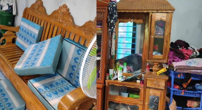 শাহরাস্তির আহাম্মদনগরে বসতঘরে হামলা-ভাঙচুরের অভিযোগ