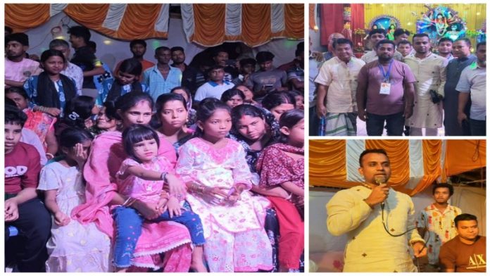 আলীগঞ্জে পূজামণ্ডপ পরিদর্শন করলেন কাউন্সিলর পদপ্রার্থী মোস্তাফিজুর রহমান