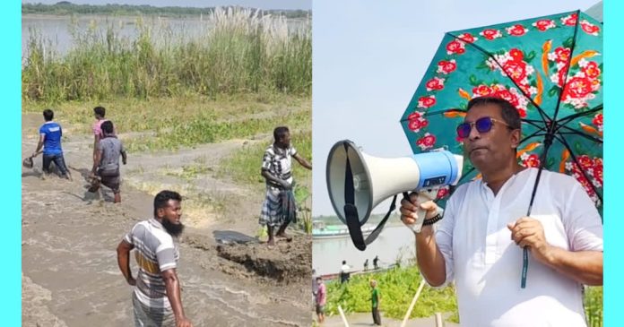 চাঁদপুরে ৪০০ একর কৃষিজমিতে ৫০টি ঝিল, উচ্ছেদ অভিযান